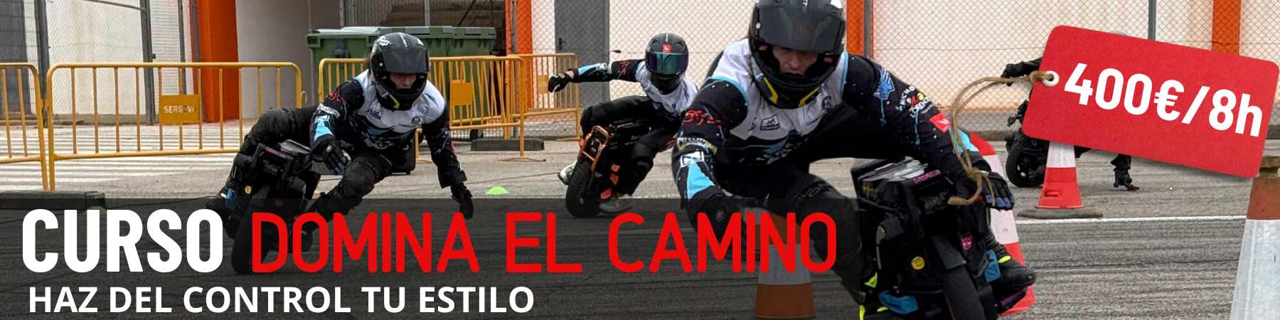Curso domina el camino Motorwheel