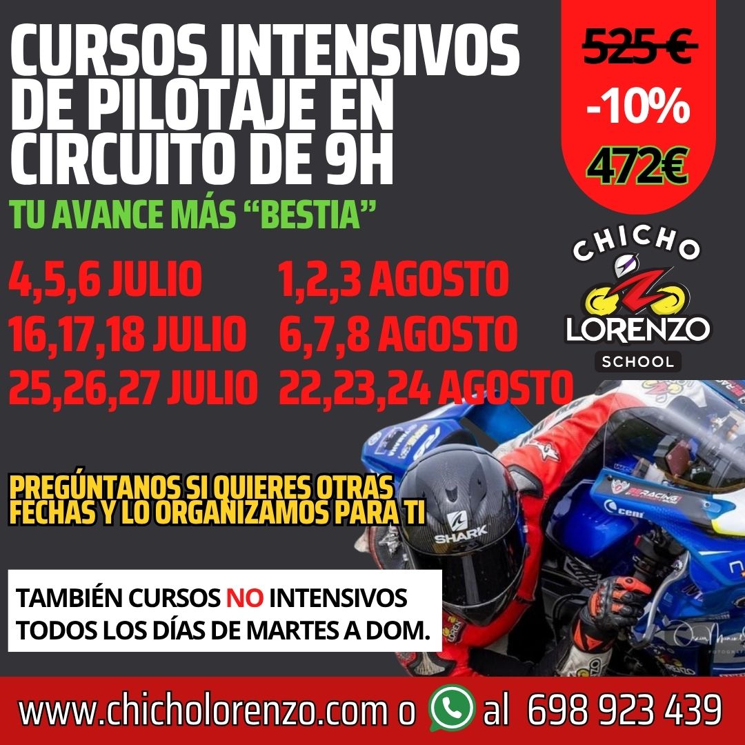 Cursos pilotaje en circuito