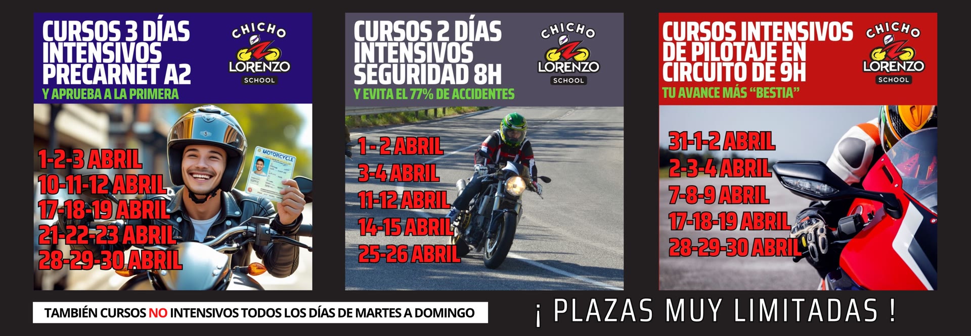 Curso intensivos semana santa