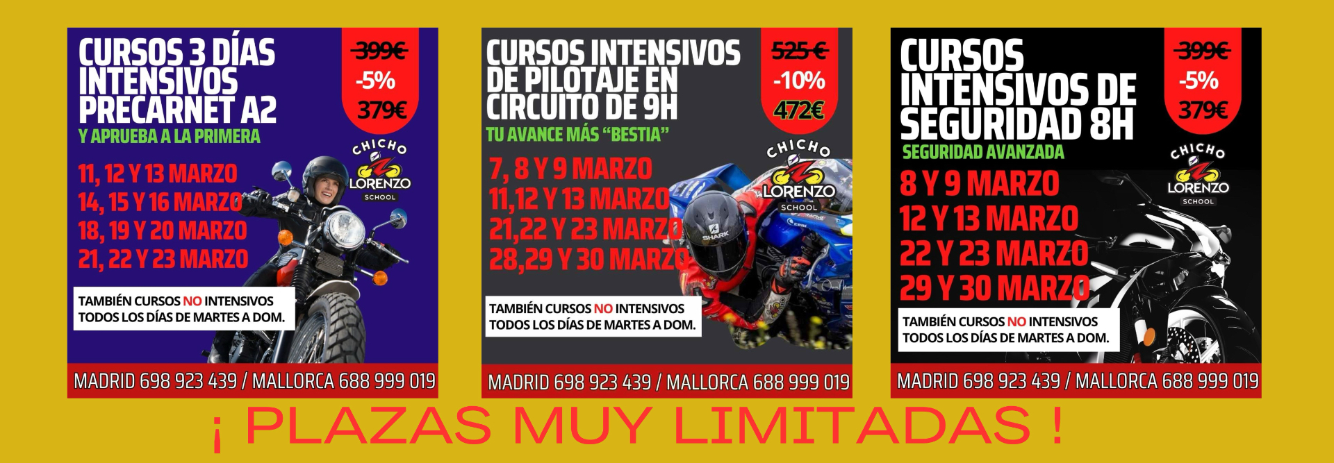 Cursos Chicho Lorenzo
