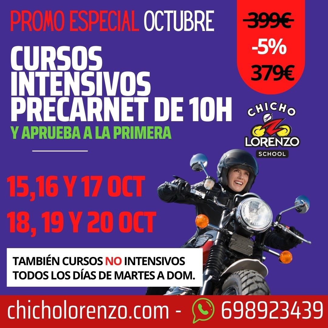 Cursos intensivos de Precarnet